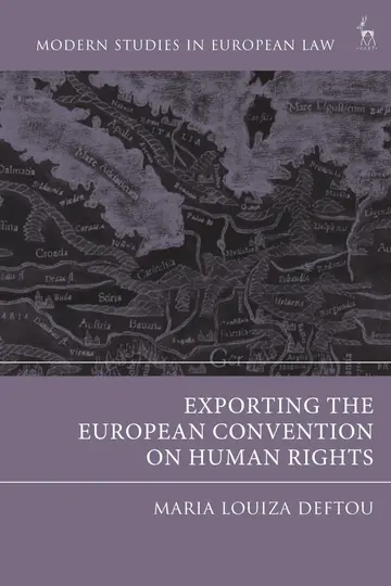 Cover of Exporting the European Convention on Human Rights