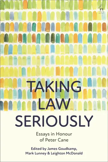 Cover of Taking Law Seriously