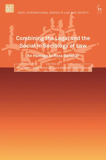 Cover of Combining the Legal and the Social in Sociology of Law