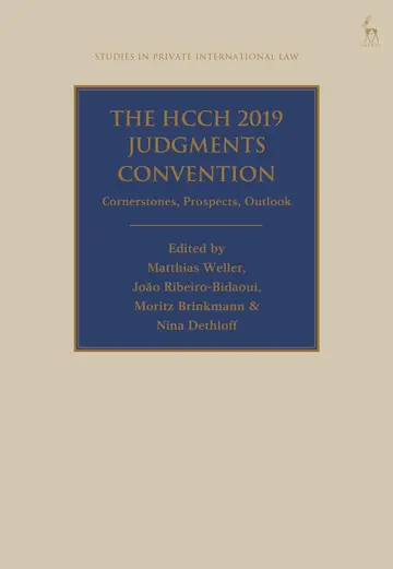 Cover of The HCCH 2019 Judgments Convention