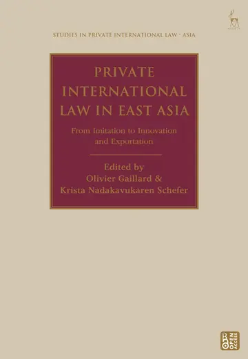Cover of Private International Law in East Asia