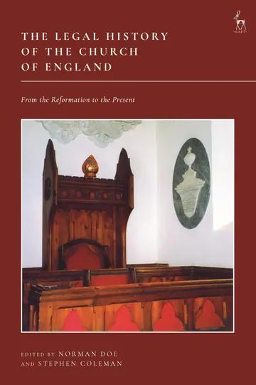 Cover of The Legal History of the Church of England