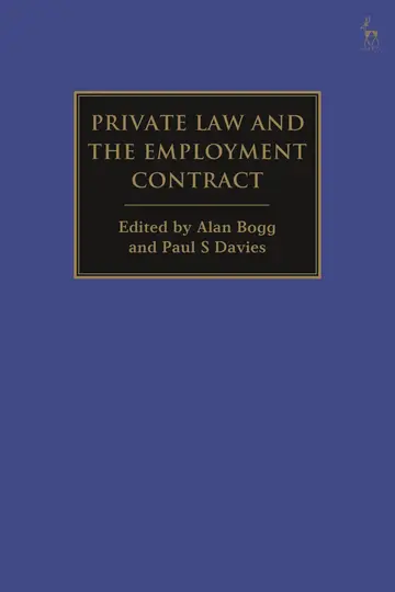 Cover of Private Law and the Employment Contract