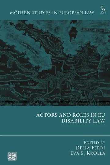 Cover of Actors and Roles in Eu Disability Law