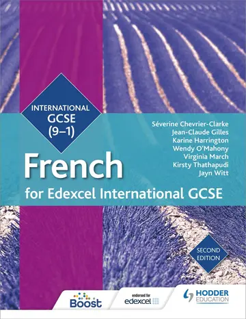 Cover of Edexcel International GCSE French Student Book Second Edition