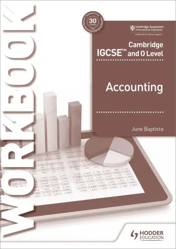 Cover of Cambridge IGCSE® and O Level Accounting Workbook