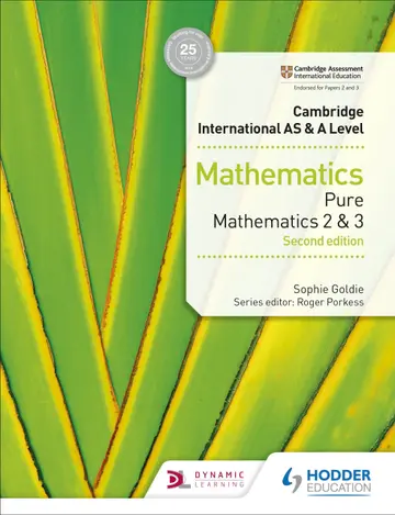 Cover of Mathematics Pure Mathematics 2 and 3, 2/E (Cambridge International As/A)