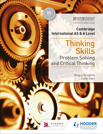 Cover of Cambridge International AS & A Level Thinking Skills
