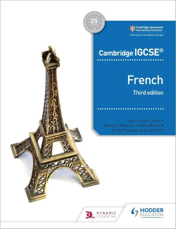 Cover of Cambridge IGCSE™ French Student Book, 3/e