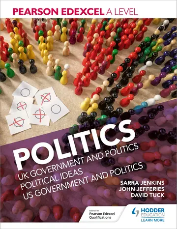 Cover of Pearson Edexcel A level Politics