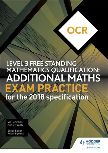 Cover of OCR Level 3 Free Standing Mathematics Qualification