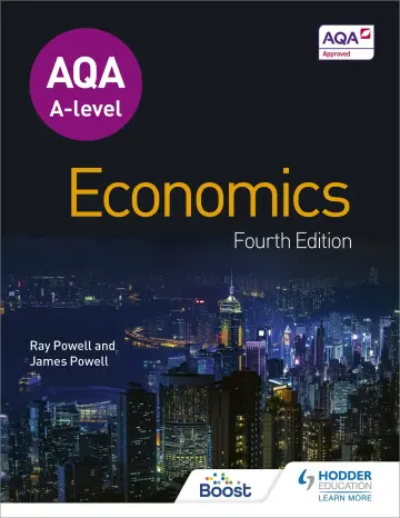 Cover of AQA A-level Economics Fourth Edition
