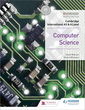 Cover of Cambridge International AS & A Level Computer Science