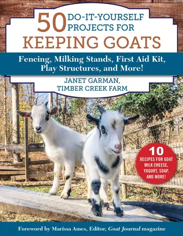 Cover of 50 Do-It-Yourself Projects for Keeping Goats