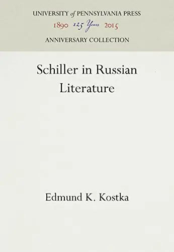 Cover of Schiller in Russian Literature