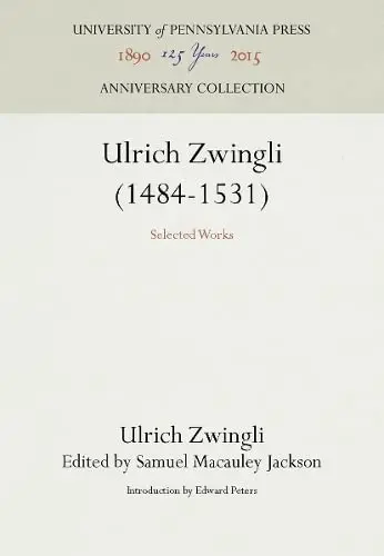 Cover of Ulrich Zwingli (1484-1531)