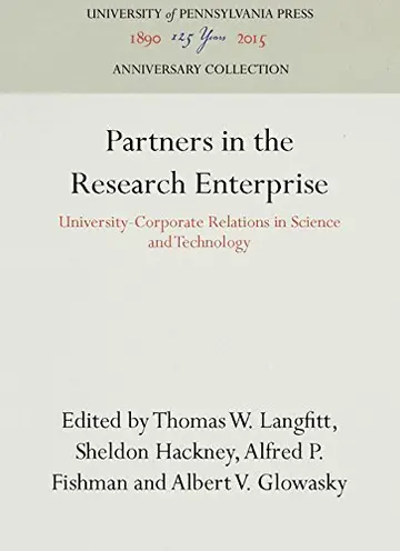 Cover of Partners in the Research Enterprise