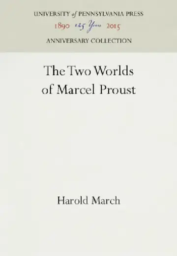 Cover of The Two Worlds of Marcel Proust