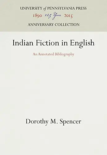 Cover of Indian Fiction in English