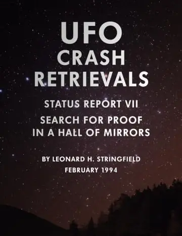 Cover of UFO Crash Retrievals - Status Report VII