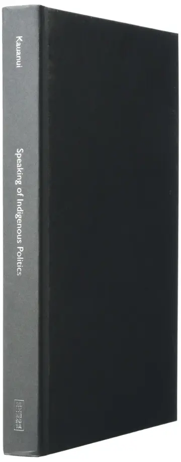 Cover of Speaking of Indigenous Politics