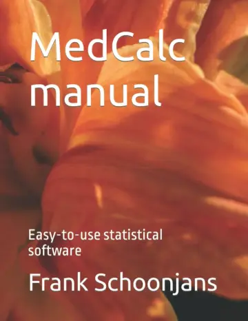 Cover of MedCalc manual