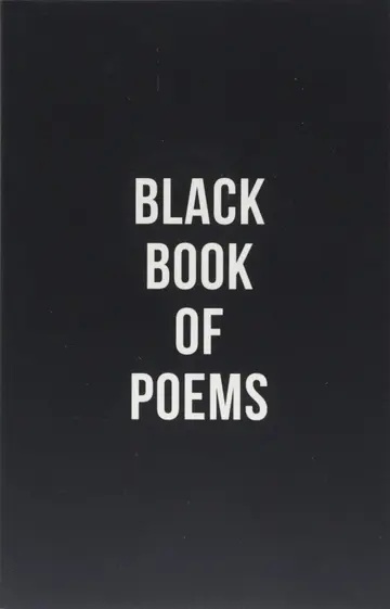 Cover of Black Book of Poems