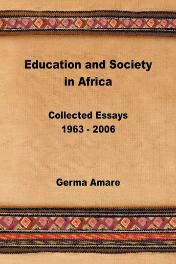 Cover of Education and Society in Africa