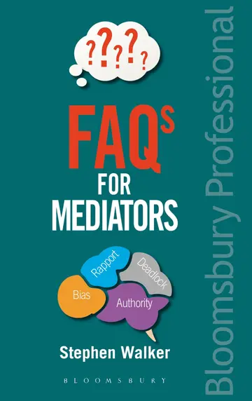 Cover of FAQs for Mediators
