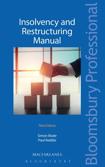 Cover of Insolvency and Restructuring Manual