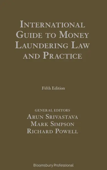 Cover of International Guide to Money Laundering Law and Practice