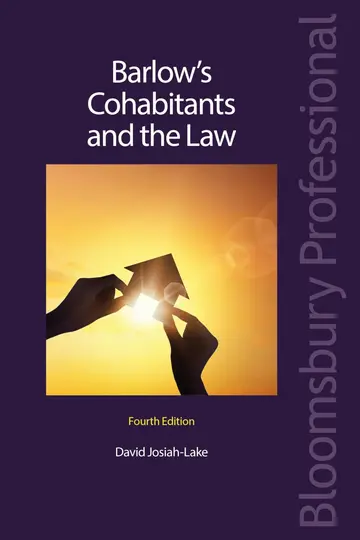 Cover of Barlow’s Cohabitants and the Law