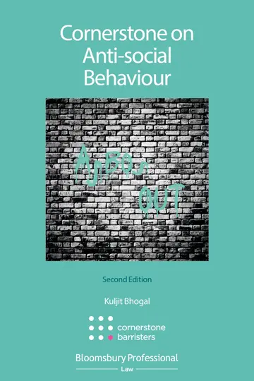 Cover of Cornerstone on Anti-social Behaviour
