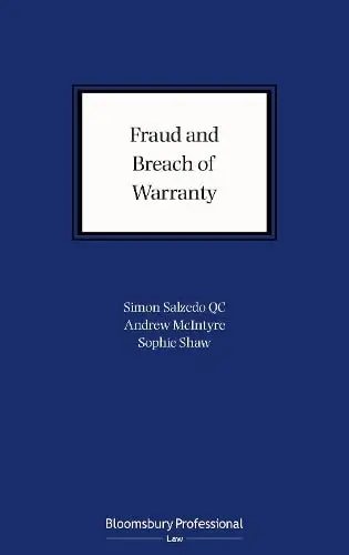 Cover of Fraud and Breach of Warranty