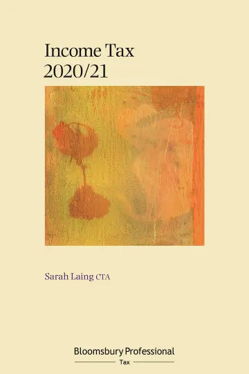 Cover of Bloomsbury Professional Income Tax 2020/21