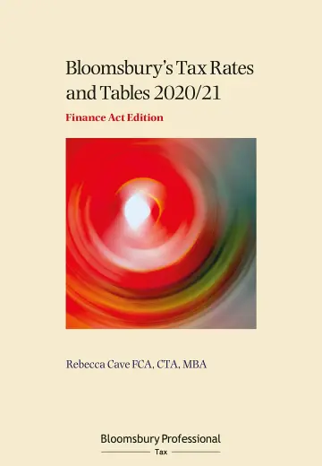 Cover of Tax Rates and Tables 2020/21