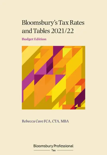 Cover of Tax Rates and Tables 2021/22