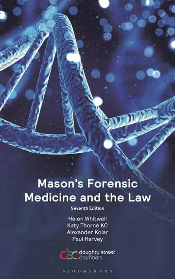 Cover of Mason’s Forensic Medicine and the Law