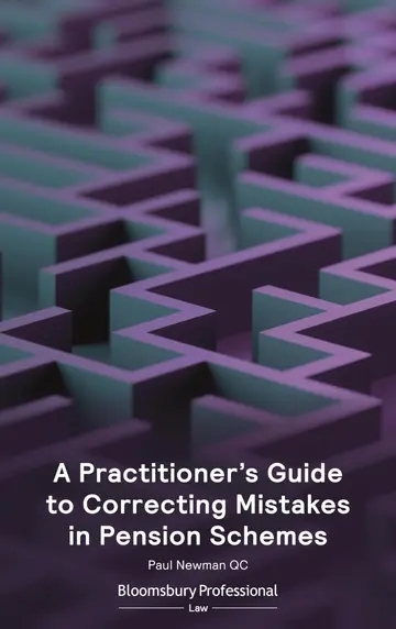 Cover of A Practitioner's Guide to Correcting Mistakes in Pension Schemes