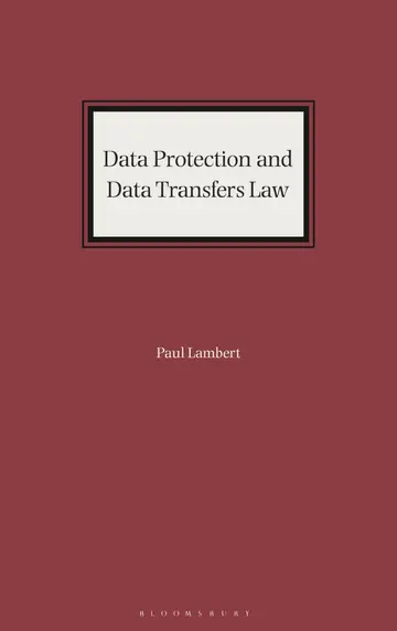 Cover of Data Protection and Data Transfers Law