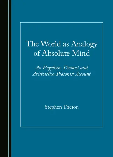 Cover of The World as Analogy of Absolute Mind