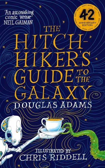 Cover of The Hitchiker's Guide to the Galaxy illustrated edition