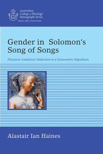 Cover of Gender in Solomon's Song of Songs