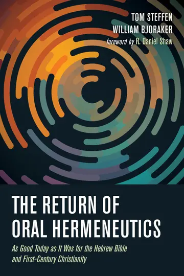 Cover of The Return of Oral Hermeneutics