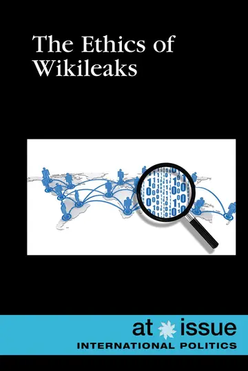 Cover of The Ethics of Wikileaks