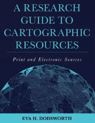 Cover of Research Guide to Cartographic Resources