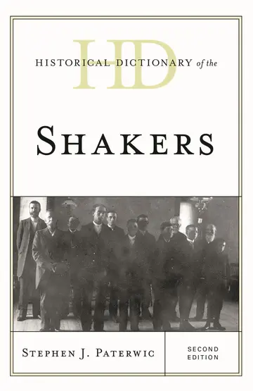 Cover of Historical Dictionary of the Shakers