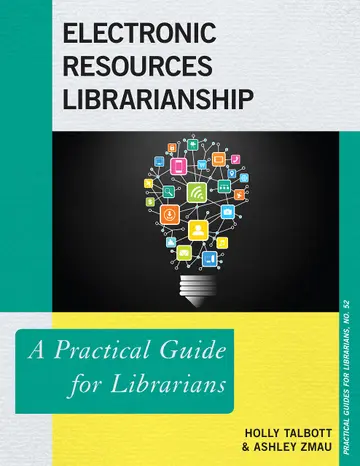 Cover of Electronic Resources Librarianship
