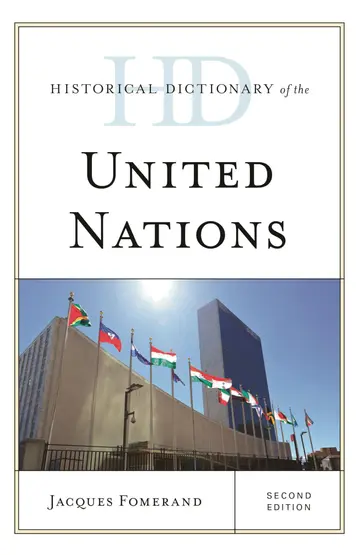 Cover of Historical Dictionary of the United Nations