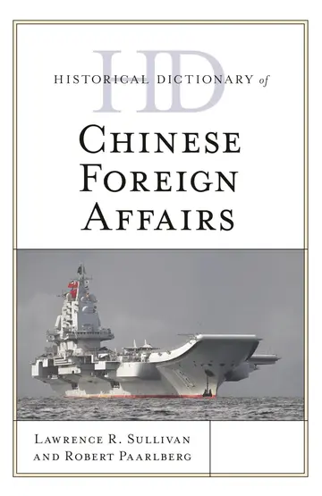 Cover of Historical Dictionary of Chinese Foreign Affairs
